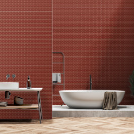 Papel Pintado Red Brick Wall Pattern
