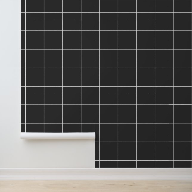 Papel Pintado Red de carbón vegetal negro de 6" (Solicitud)