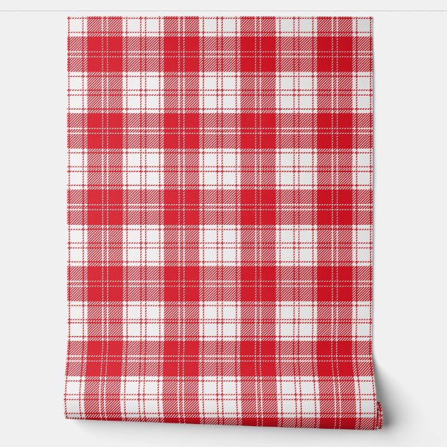 Papel Pintado Red Plaid (Desenrollar)