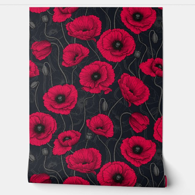 Papel Pintado Red Poppies (Desenrollar)