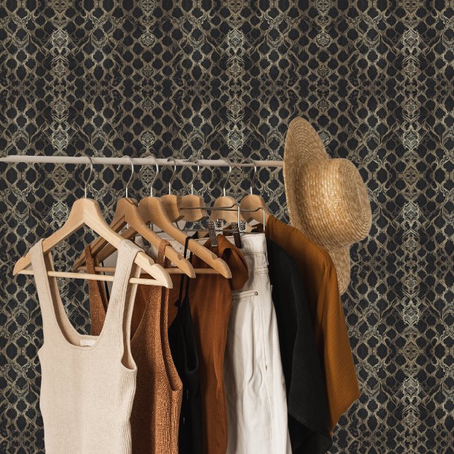 Papel Pintado Refined Noir Filigree (Subido por el creador)