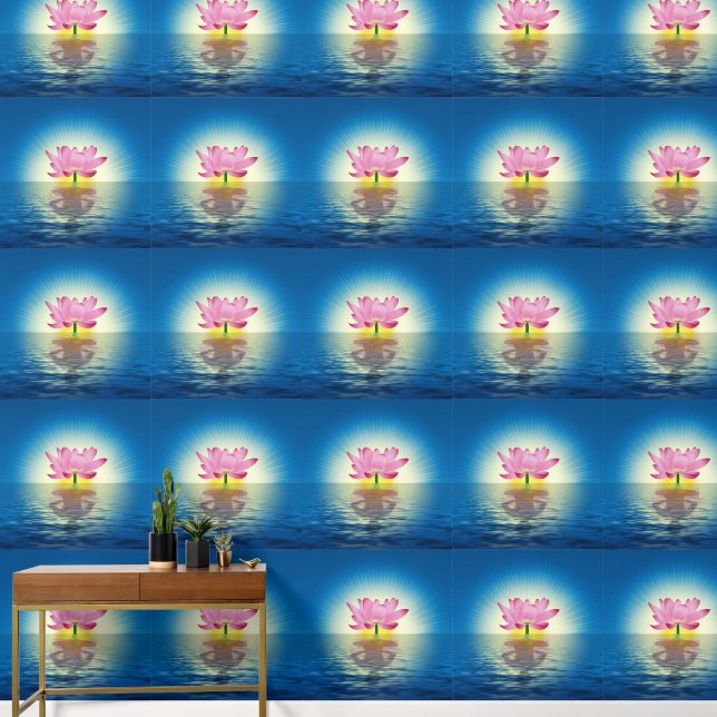 Papel Pintado Reflexión de Yoga Lotus (Pasillo)