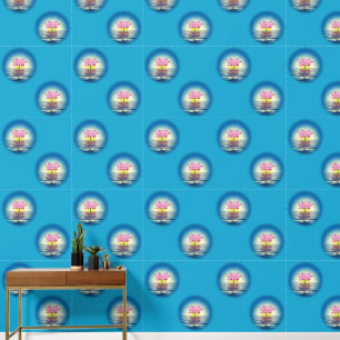 Papel Pintado Reflexión de Yoga Lotus