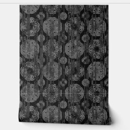 Papel Pintado Reflexiones de la ventana abstracta con gris y neg