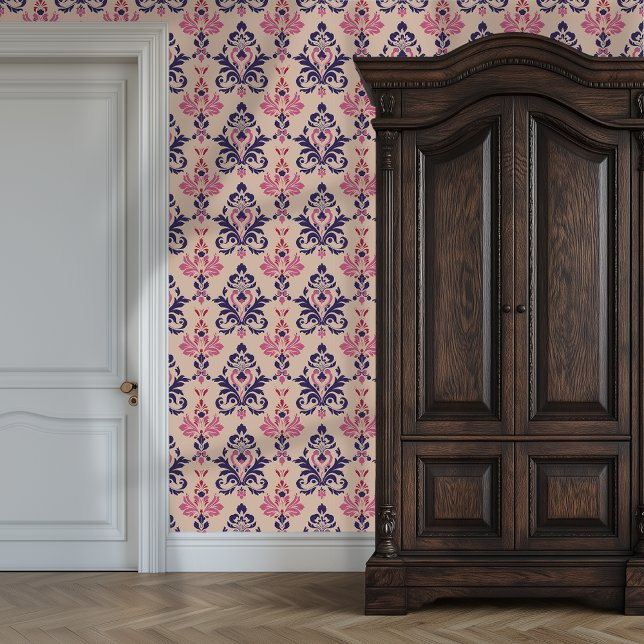 Papel Pintado Regal Romance Damask Princescore (Regal Romance Damask Princesscore Wallpaper)
