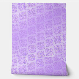 Papel Pintado Rejilla de Lámina Purpura Brillante