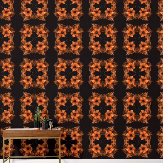 Papel Pintado relámpagos arte abstracto (Pasillo)