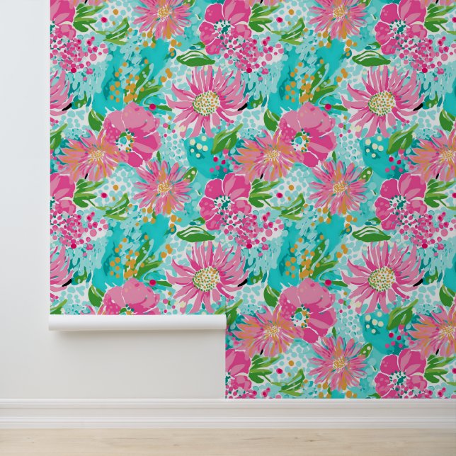 Papel Pintado Reproducción de Petal Rosa (Solicitud)
