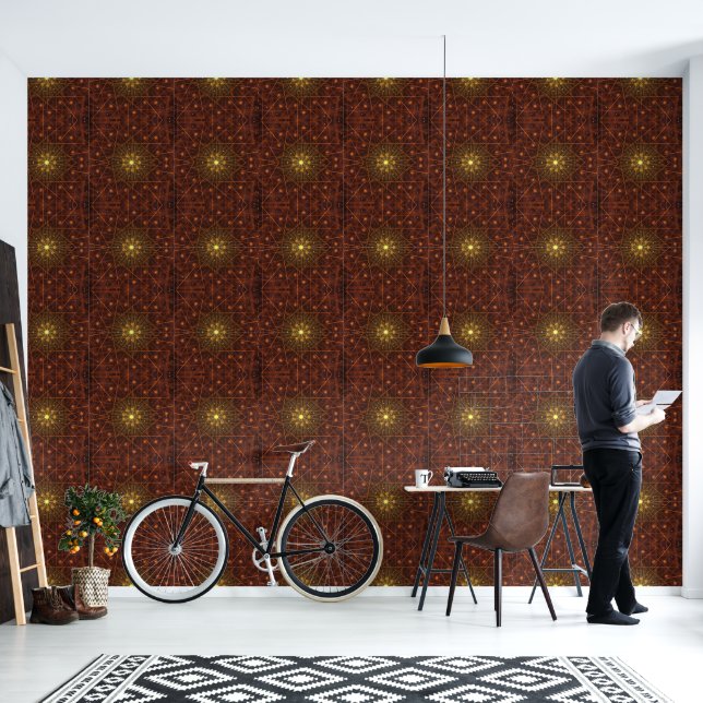 Papel Pintado Resplandor Cósmico: Una Intersección Estelar (Sala de estar)