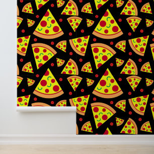 Papel Pintado Restaurante italiano Pepperoni Pizza Slices