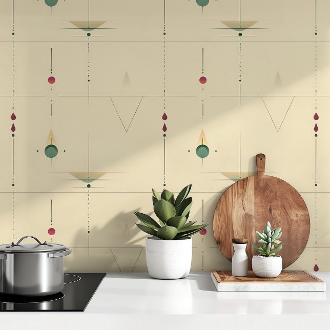 Papel Pintado Resumen Bauhaus Minimalista (Subido por el creador)