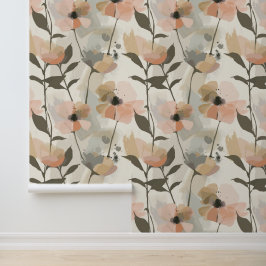 Papel Pintado Resumen de arte floral