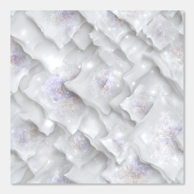 Papel Pintado Resumen de la cascada de Petal brillante (Anverso)