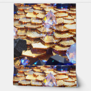 Papel Pintado Resumen de la fantasía de lujo Gemstone