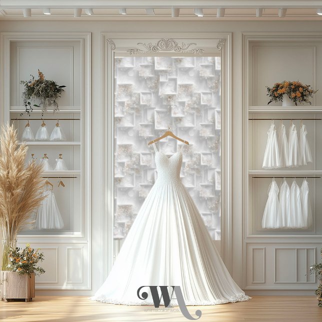 Papel Pintado Resumen de Marfil Rubor Floral Frames (Subido por el creador)