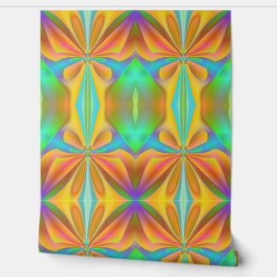 Papel Pintado Resumen de mariposa rosa