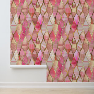 Papel Pintado Resumen de oro de Glam Rosa