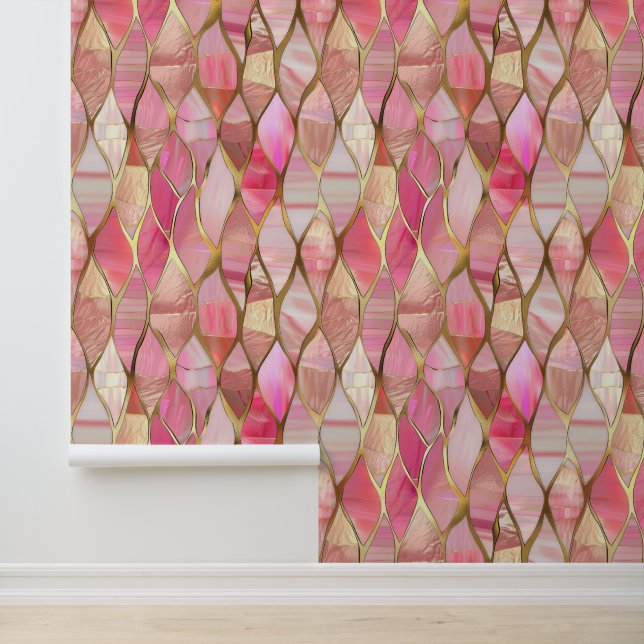 Papel Pintado Resumen de oro de Glam Rosa (Solicitud)