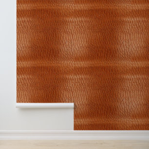 Papel Pintado Resumen de Tan Brown Faux Leather