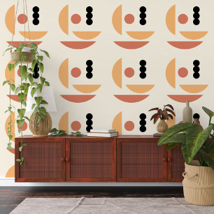 Papel Pintado Resumen del patrón de arte de fusión de luna negra