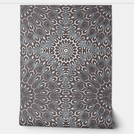 Papel Pintado Resumen Elegante Moda elegante Mandala gris platea