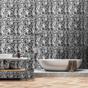 Papel Pintado Resumen en blanco y negro