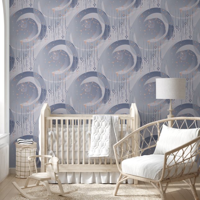 Papel Pintado Resumen Extraordinario Modelo 1 de formas de decod (Niños)