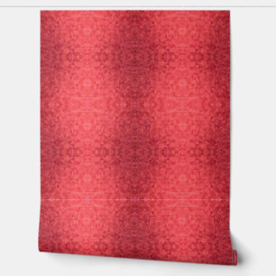 Papel Pintado Resumen Patrón de ornamentos de vidrio rojo