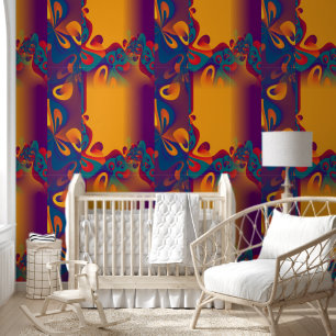 Papel Pintado Resumen Swirls - sin inconvenientes 5