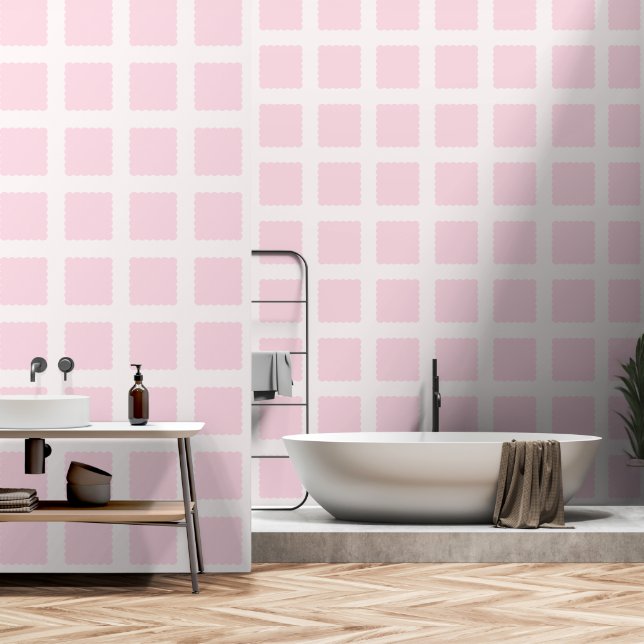 Papel Pintado Retro de patrón de control de alambre (Baño)