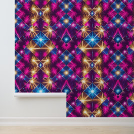 Papel Pintado Retro Glam Geométrico Peto y Palo