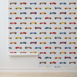 Papel Pintado Retro Race Car Peat & Stick