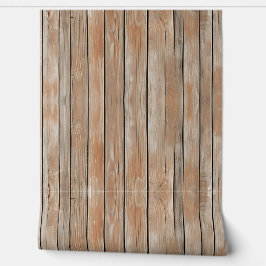 Papel Pintado Revestimiento de Madera Rústica 2
