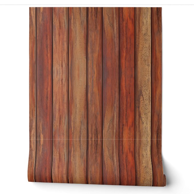 Papel Pintado Revestimiento de madera rústica 33 (Desenrollar)