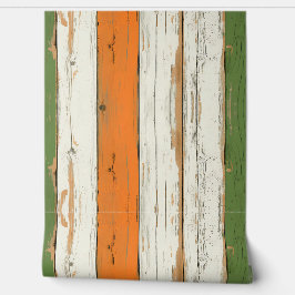 Papel Pintado Revestimiento de Madera Rústica 6