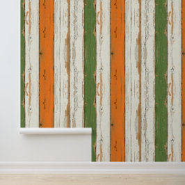 Papel Pintado Revestimiento de Madera Rústica 6