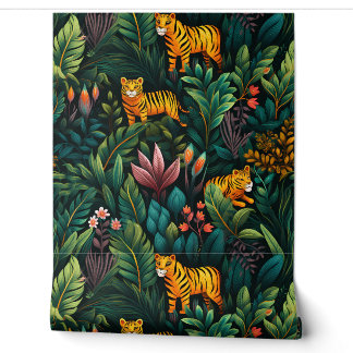 Papel Pintado Roar y explorar el bosque tropical botánico