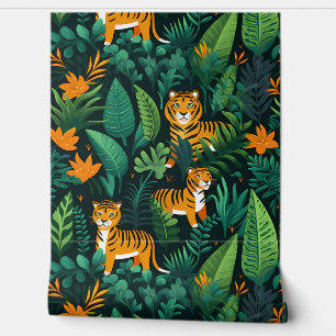 Papel Pintado Roar y explorar el bosque tropical botánico