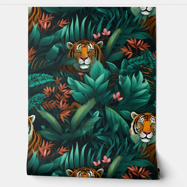 Papel Pintado Roar y explorar el bosque tropical botánico (Desenrollar)