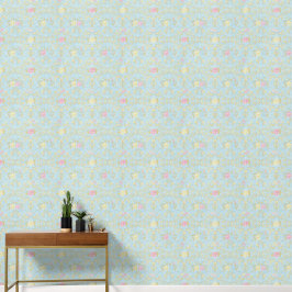 Papel Pintado Rocetas pastel imperiales del siglo XIX