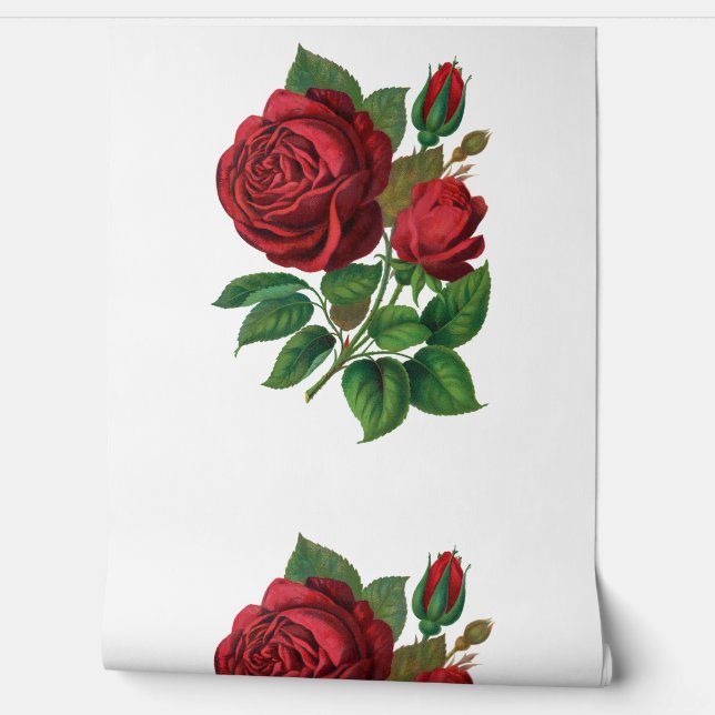 Papel Pintado Rojo (Desenrollar)