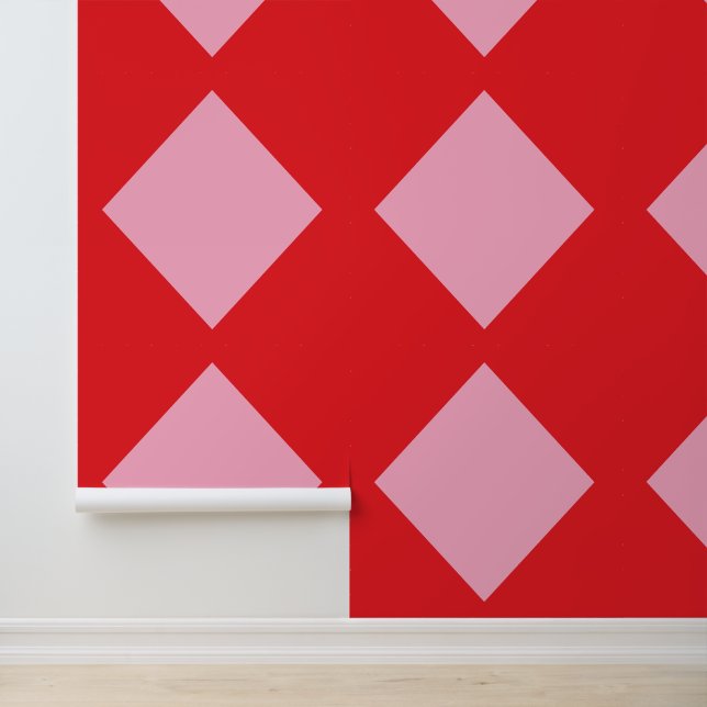 Papel Pintado Rojo de Moda (Solicitud)