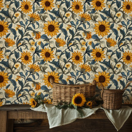 Papel Pintado Rollo Art Nouveau Sunflowers 2'x10'