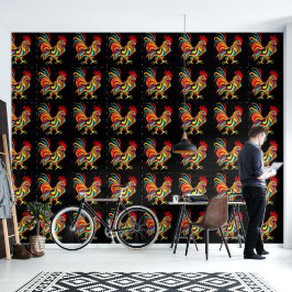 Papel Pintado Rooster