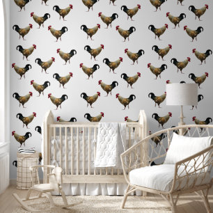 Papel Pintado Rooster Wallpaper