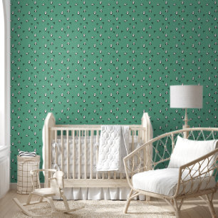 PAPEL PINTADO ROPA DE BEBÉ OSO PANDA HABITACIÓN SEAMLESS