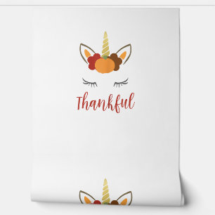 Papel Pintado Ropa de familia Unicornio de Acción de Gracias
