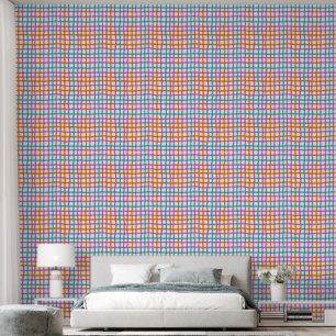 Papel Pintado Rosa, Azul, Naranja (L)