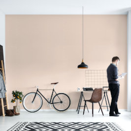 Papel Pintado Rosa champán Color Sólido Plano