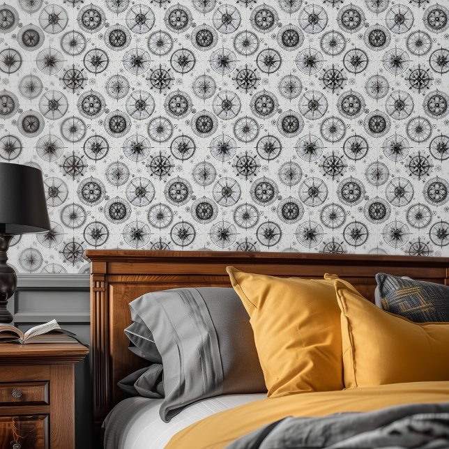 Papel Pintado Rosa de brújula de pequeña escala más grande (Subido por el creador)